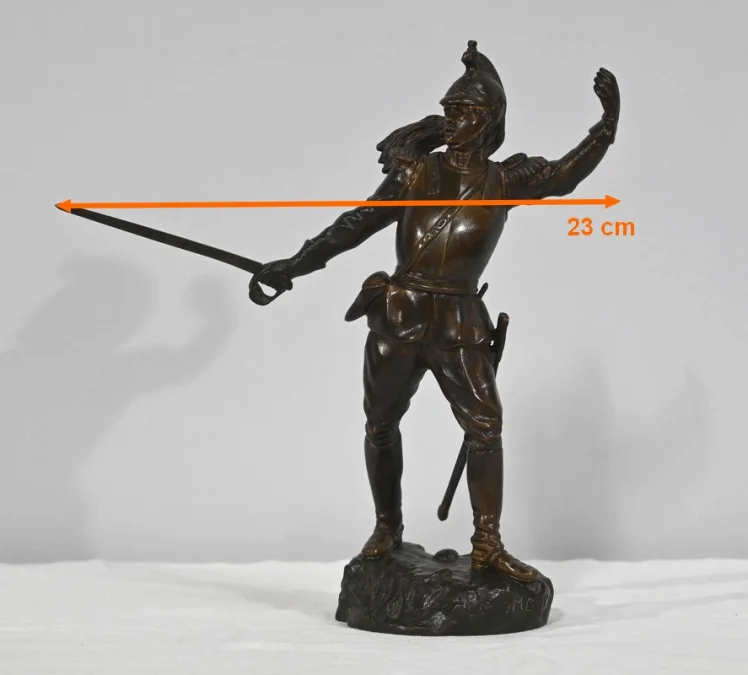 FIGURA IN BRONZO firmata G. OMERTH
