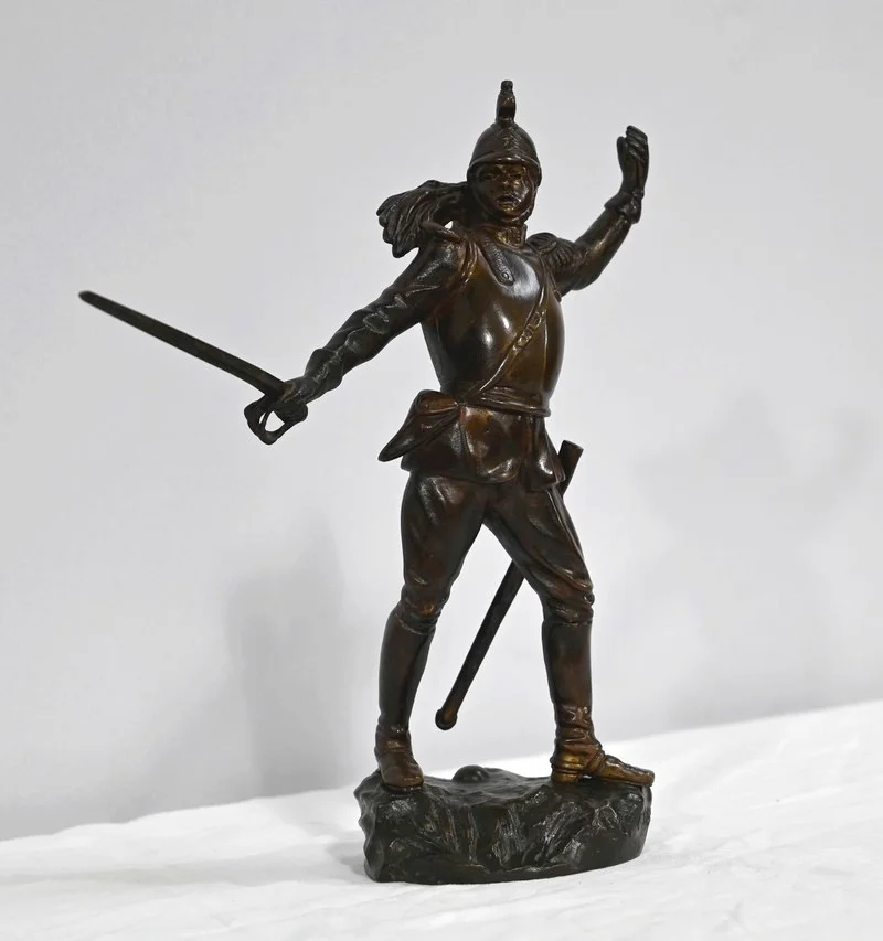 Bronze « Le Dragon », signé G.Omerth – Début XXe