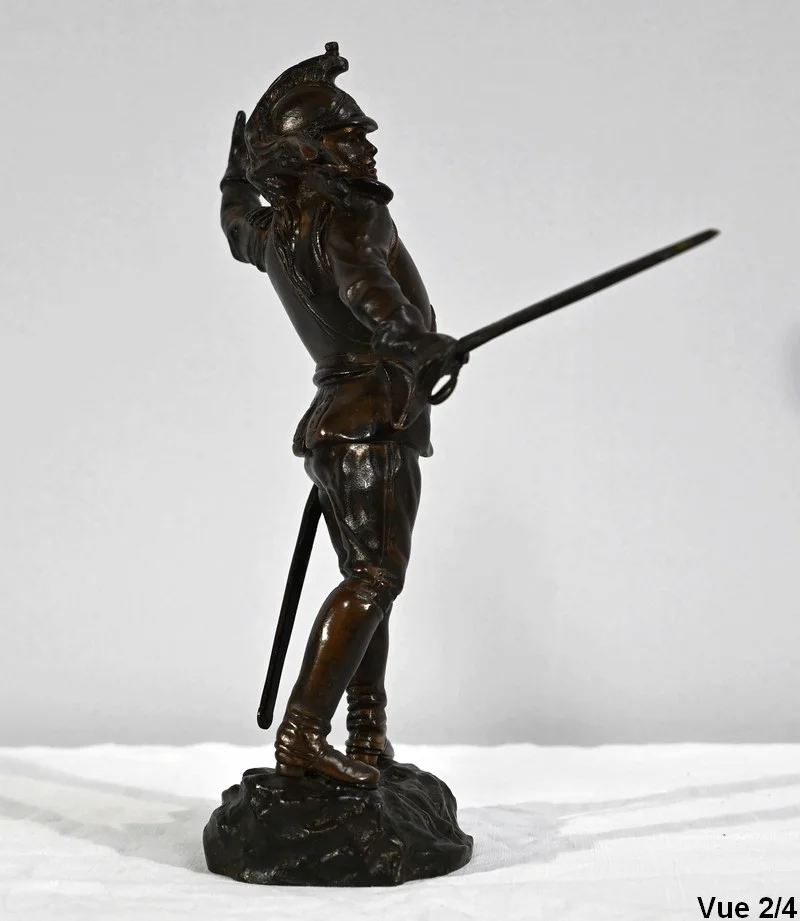 Bronze « Le Dragon », signé G.Omerth – Début XXe