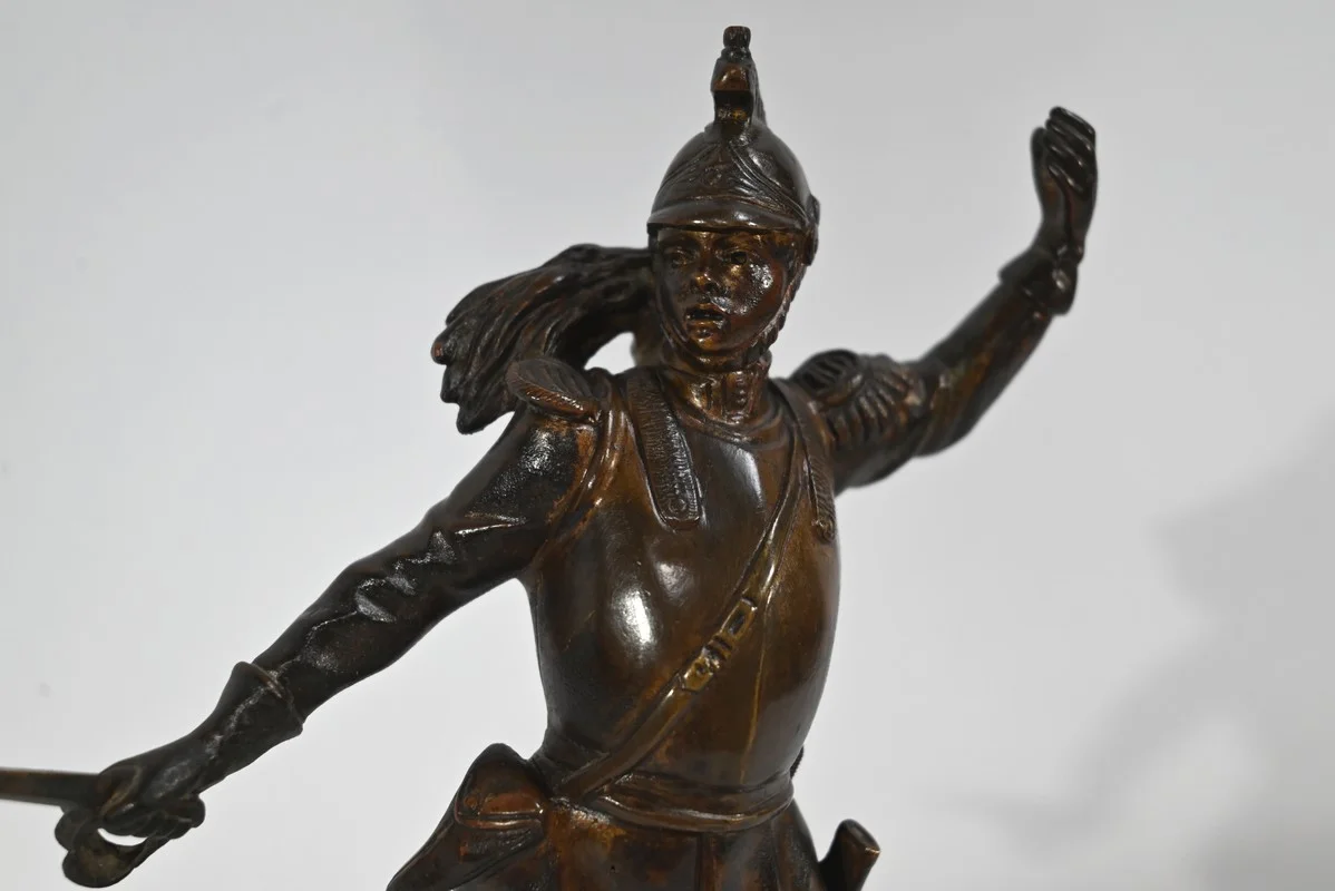 Bronze « Le Dragon », signé G.Omerth – Début XXe