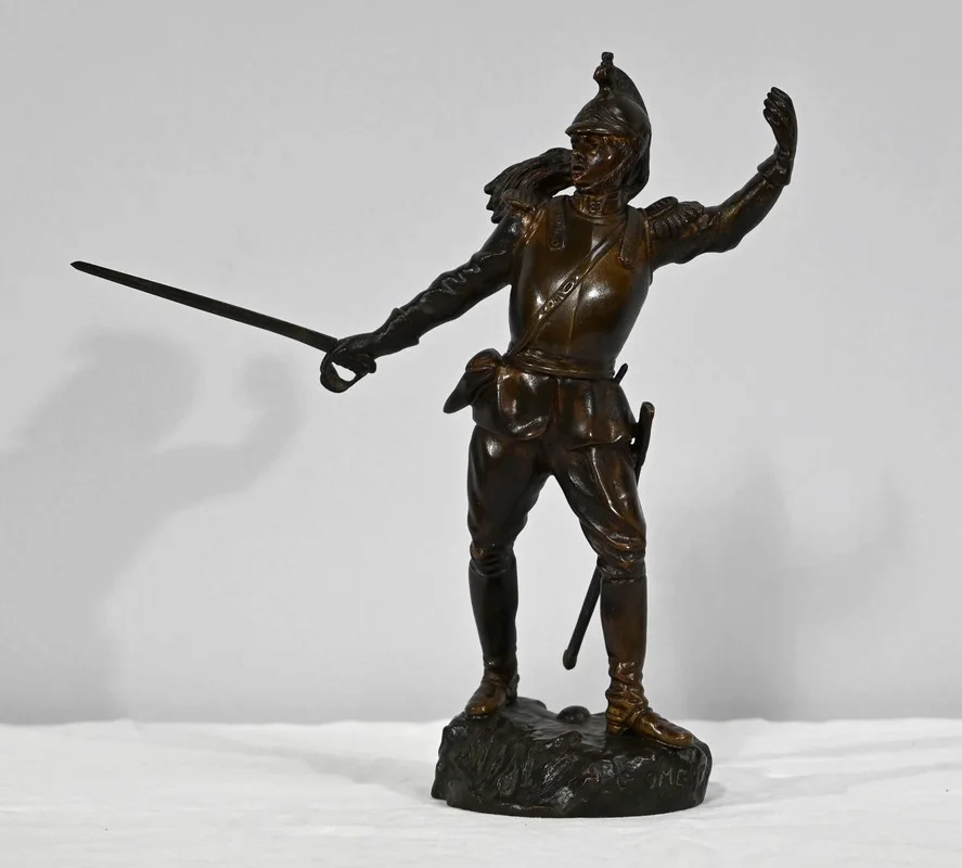 Bronze « Le Dragon », signé G.Omerth – Début XXe