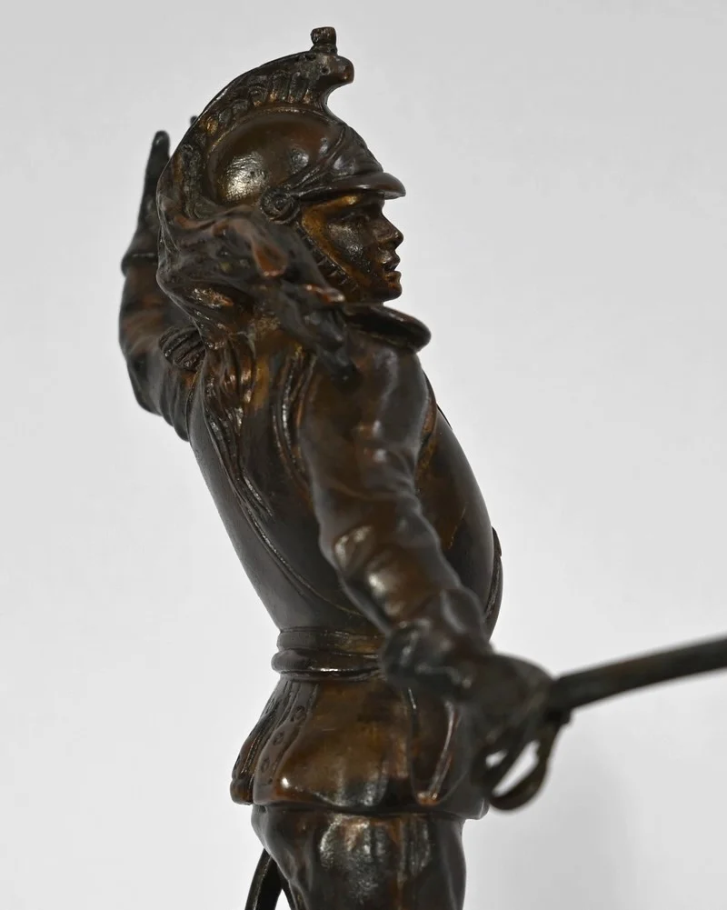 Bronze « Le Dragon », signé G.Omerth – Début XXe