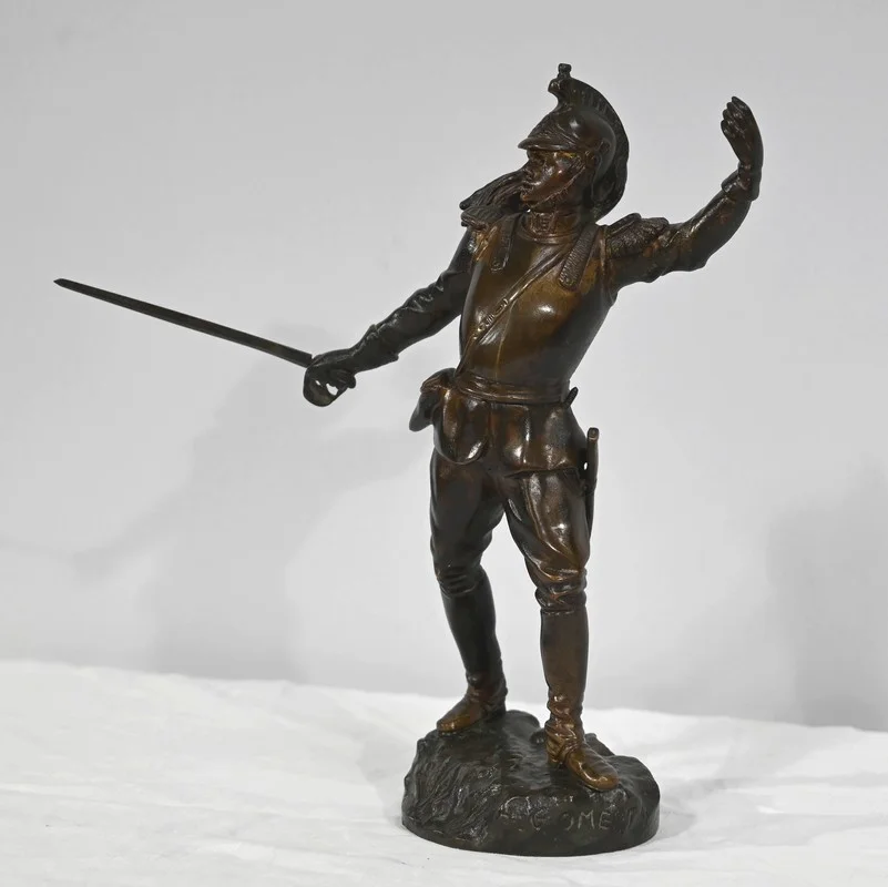 Bronze « Le Dragon », signé G.Omerth – Début XXe