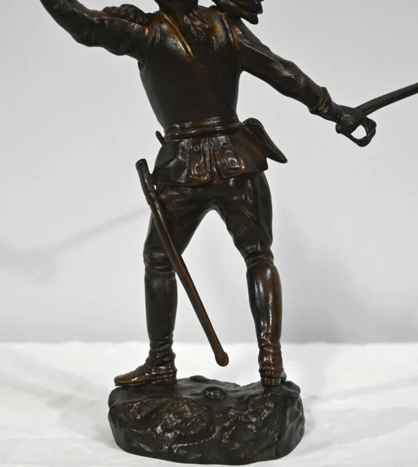 FIGURA IN BRONZO firmata G. OMERTH