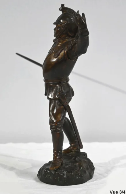 FIGURA IN BRONZO firmata G. OMERTH