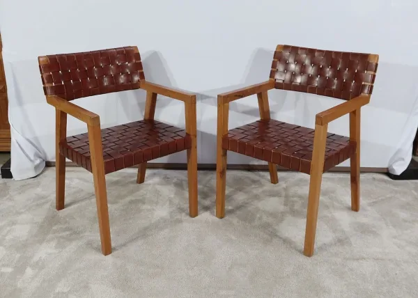 Paire de Fauteuils « Boss », par O. De Schrijver, Ode’s Design – 2ème partie XXe