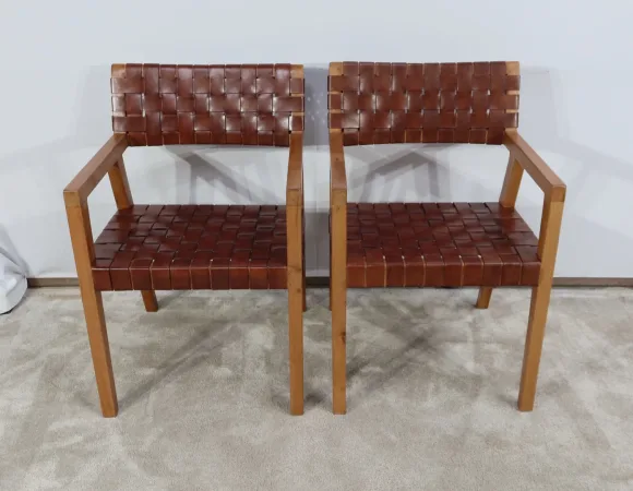 Paire de Fauteuils « Boss », par O. De Schrijver, Ode’s Design – 2ème partie XXe