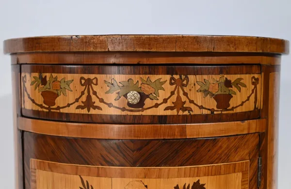 Petite Table Tambour, style Louis XVI – Fin XIXe