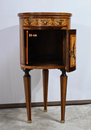 Petite Table Tambour, style Louis XVI – Fin XIXe