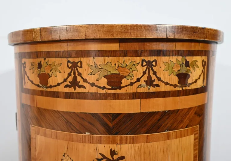 Petite Table Tambour, style Louis XVI – Fin XIXe
