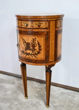 Petite Table Tambour, style Louis XVI – Fin XIXe