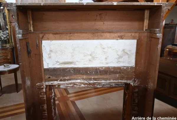 Importante Cheminée de Château en Acajou – 2ème partie XIXe