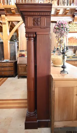 Importante Cheminée de Château en Acajou – 2ème partie XIXe