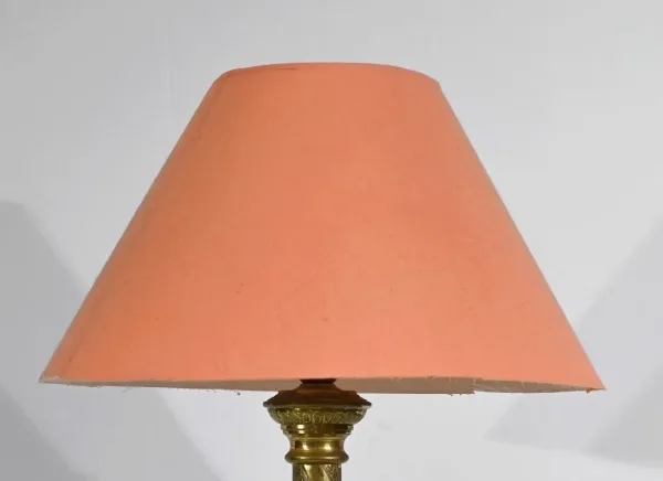LAMPE AUS VERGOLDETER BRONZE