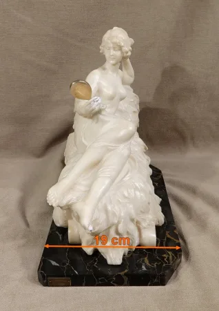 ALABASTER SCULPTURE by A. SACCARDI