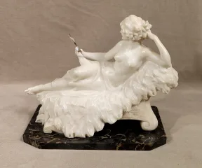 ALABASTER SCULPTURE by A. SACCARDI
