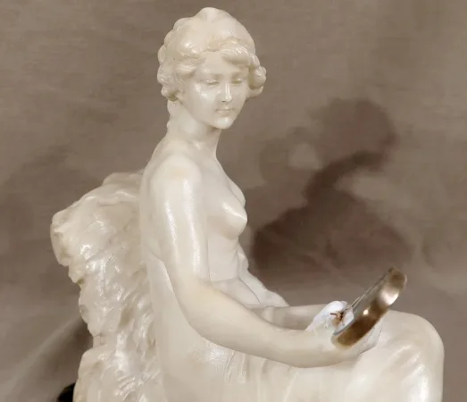 ALABASTER SCULPTURE by A. SACCARDI