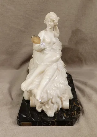 ALABASTER SCULPTURE by A. SACCARDI