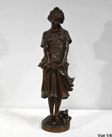 BRONZE STATUETTE signed J-B GERMAIN