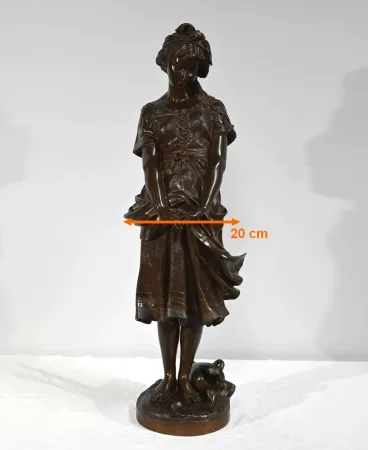 BRONZE STATUETTE signed J-B GERMAIN