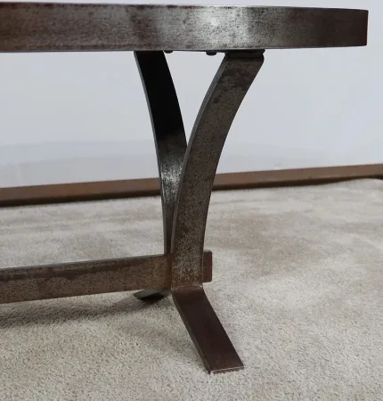 Table de Salon en Céramique et Métal – 1970