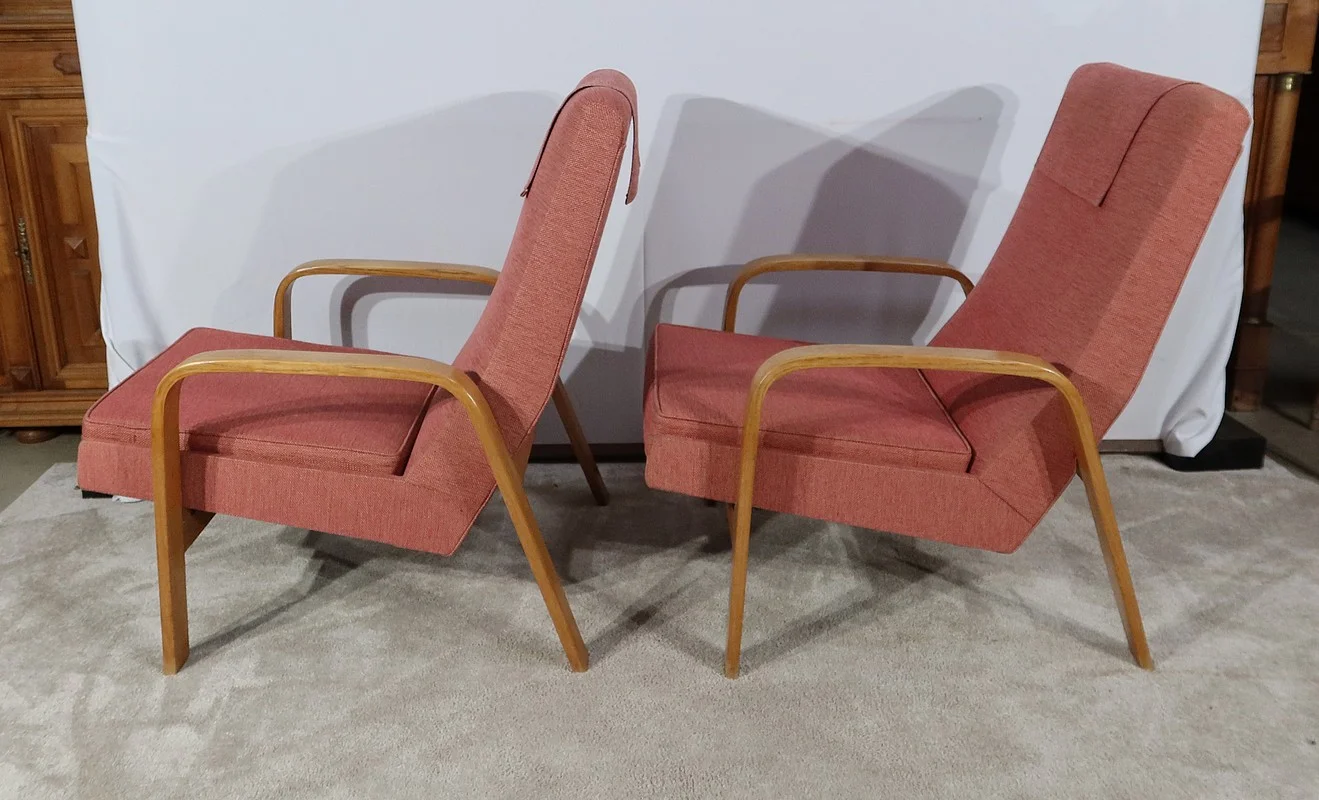 PAAR SCANDINAVISCHE STOELSTOELEN