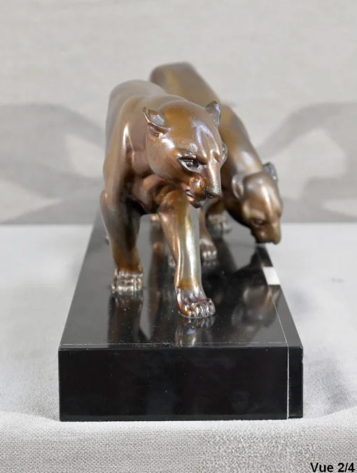 Groupe de Lionnes en Régule, Art Déco – 1940