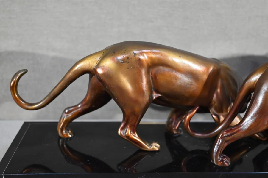 Groupe de Lionnes en Régule, Art Déco – 1940