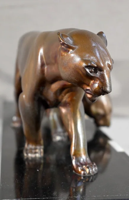 Groupe de Lionnes en Régule, Art Déco – 1940