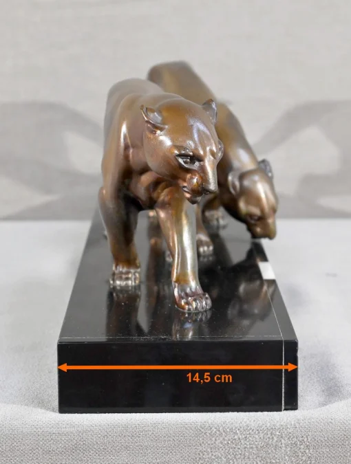 Groupe de Lionnes en Régule, Art Déco – 1940