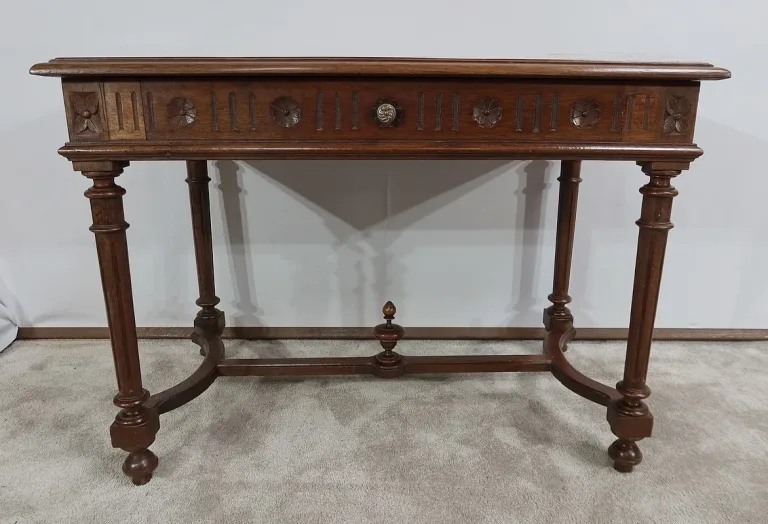 Petite Table Bureau en Chêne, style Louis XVI – 1920