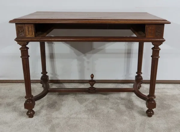 Petite Table Bureau en Chêne, style Louis XVI – 1920