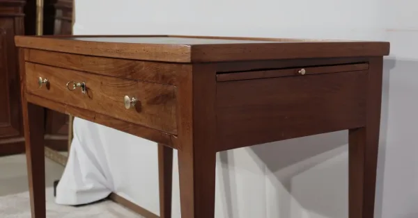 Petite Table Bureau en Acajou, époque Louis XVI  - Fin XVIIIe