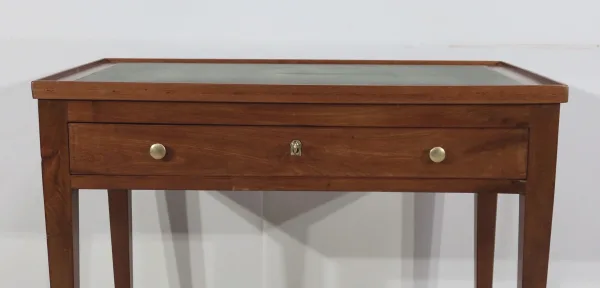 Petite Table Bureau en Acajou, époque Louis XVI  - Fin XVIIIe