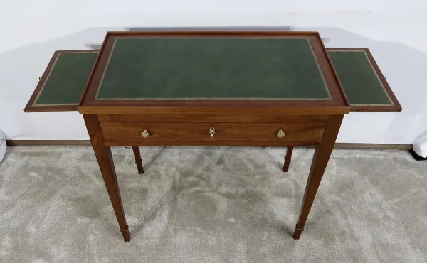 Petite Table Bureau en Acajou, époque Louis XVI  - Fin XVIIIe