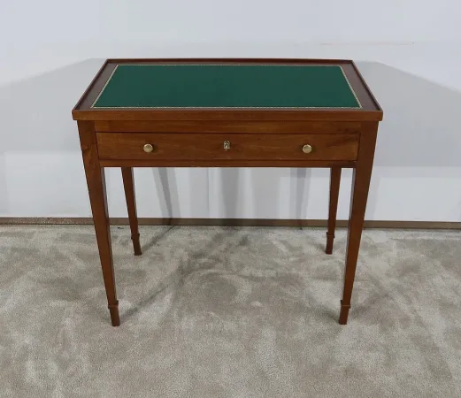 Petite Table Bureau en Acajou, époque Louis XVI  - Fin XVIIIe