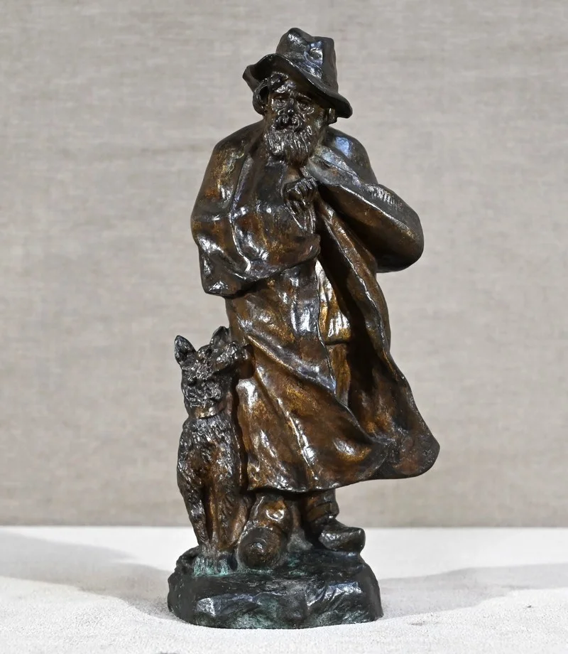 BRONZE GROUP signed G. OMERTH