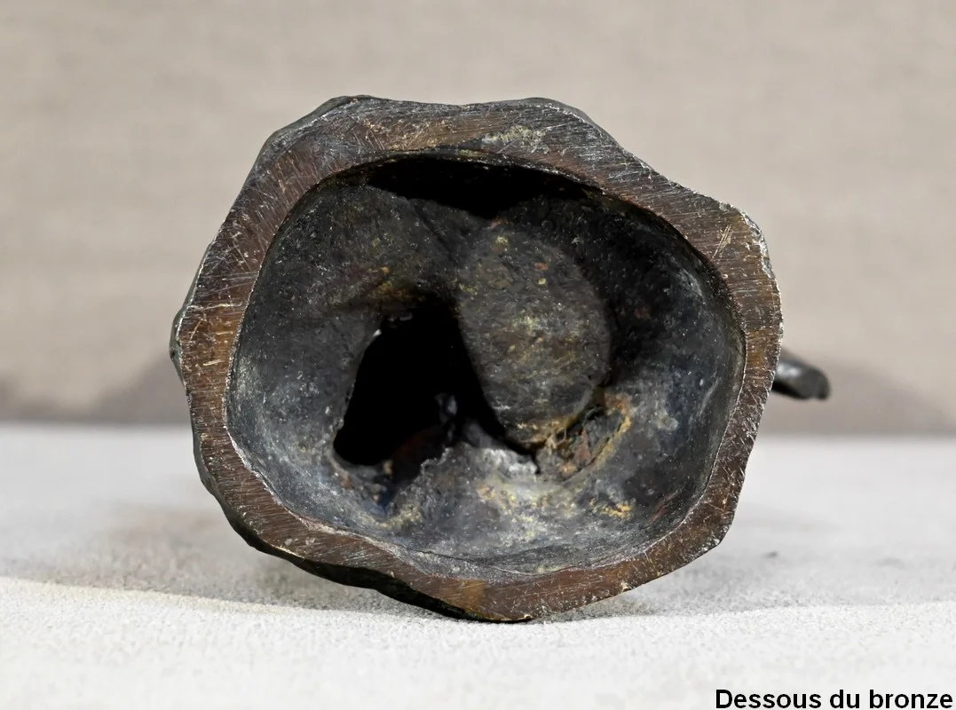 Bronze « Le Berger et son Chien », signé G.Omerth – Début XXe