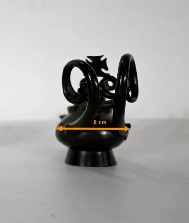PAAR BRONZE-BENZINLAMPEN