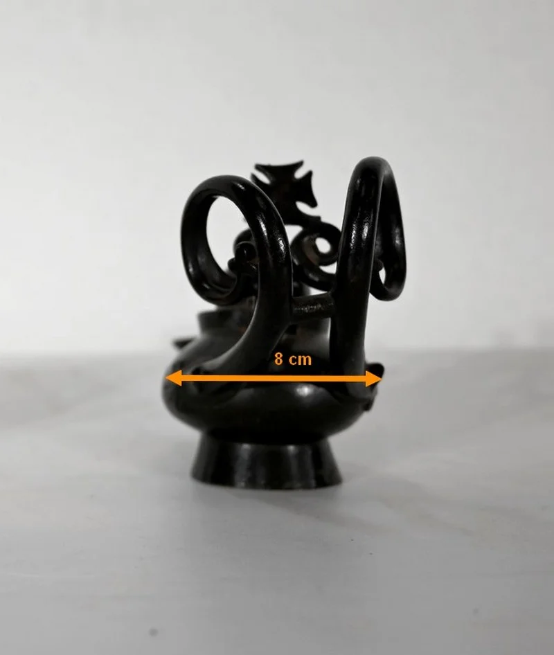 Paire de Lampes à huile en Bronze - 1900