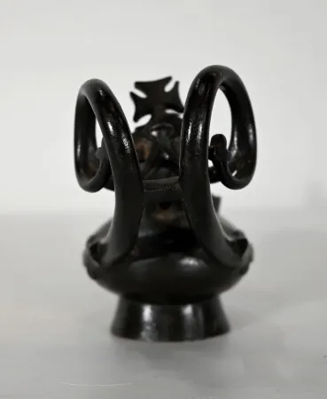 PAAR BRONZE-BENZINLAMPEN