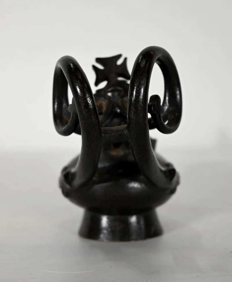 Paire de Lampes à huile en Bronze - 1900