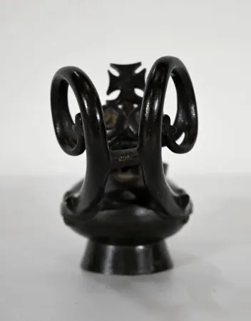 PAAR BRONZE-BENZINLAMPEN