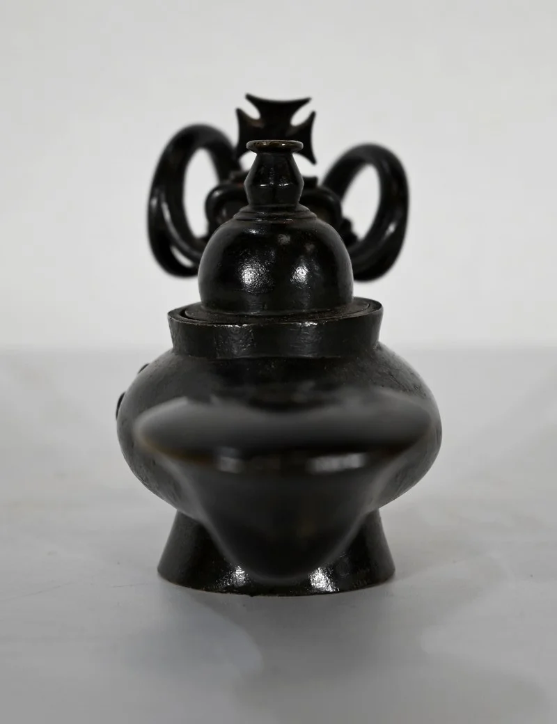 Paire de Lampes à huile en Bronze - 1900