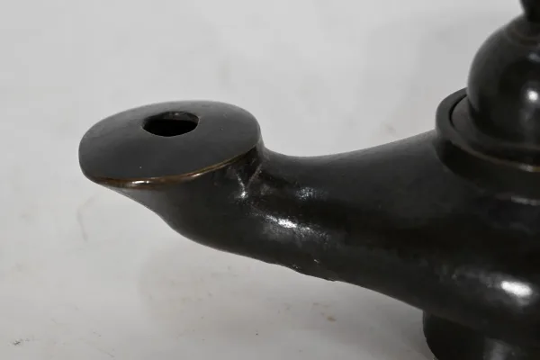 PAAR BRONZE-BENZINLAMPEN