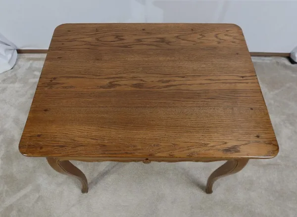 Petite Table en Chêne Blond, époque Louis XV – Fin XVIIIe