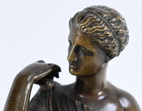 Bronze « Diane de Gabies », d’après Praxitèle – XIXe