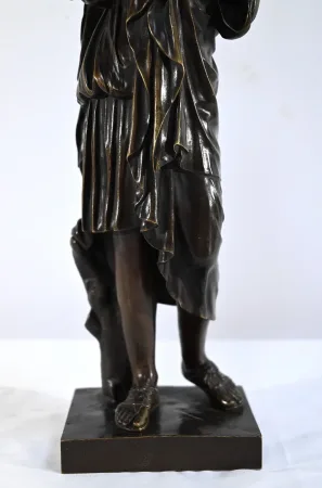 Bronze « Diane de Gabies », d’après Praxitèle – XIXe
