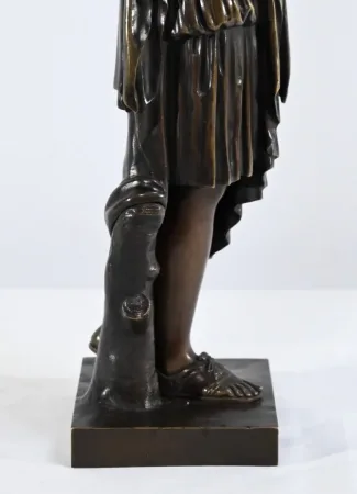 Bronze « Diane de Gabies », d’après Praxitèle – XIXe