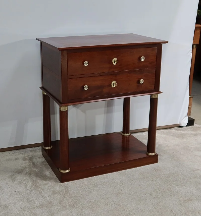 Console Chiffonnière en Acajou, Empire – Début XIXe